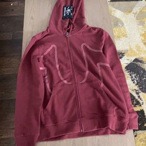 Matching Burgundy true religion sweatsuit